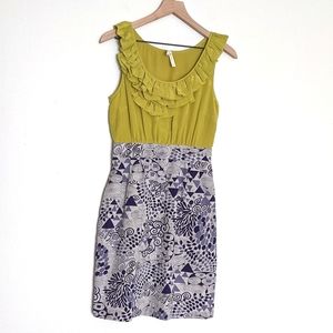 Anthro Maeve Seaside Fields Mini Dress sz 4